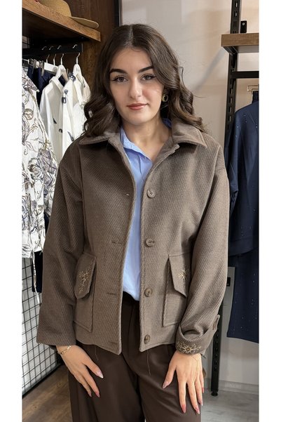 RAFF MAĞAZA Women's Embroidered Jacket