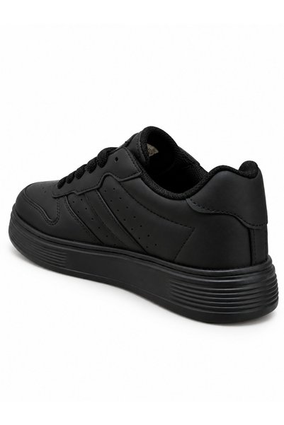 Amiral Ayakkabı Women's Black Lace-Up Casual Sneaker Sports Shoes