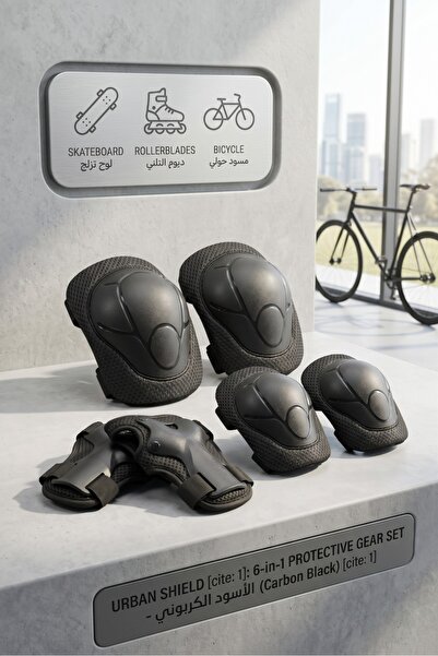 Primo Plus 6- Piece Cycling Protective Gear Set