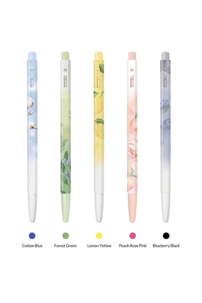 Monami Tükenmez Kalem 5 li Set Aroma 0.5 mm (5 Farklı renk yazar.)
