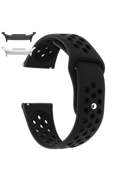 VD VERY DREAM Silicone strap compatible with Samsung Galaxy Watch9 44mm, Blac...