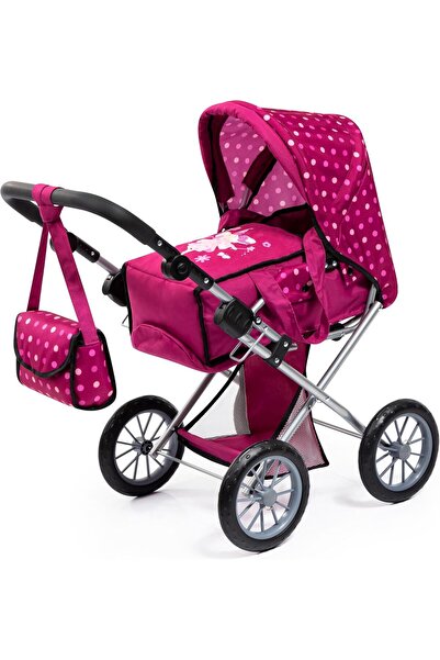 Bayer Design City Star Combi Doll's Pram, Bordeaux