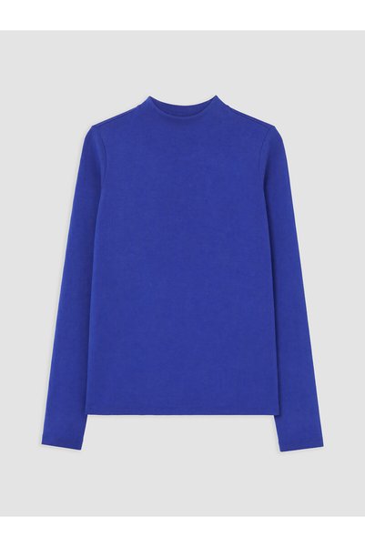 LC Waikiki Two Mt Shop Quality Lcw Modest Blue Combed Cotton Plain Tight & Sl...