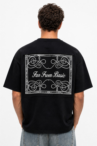 Respire Tricou Oversize Bărbați, Tricou Supradimensionat Streetwear cu Patch ...