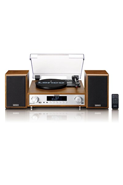 Lenco Sistem audio MC-160WD, din lemn, conectivitate AUX