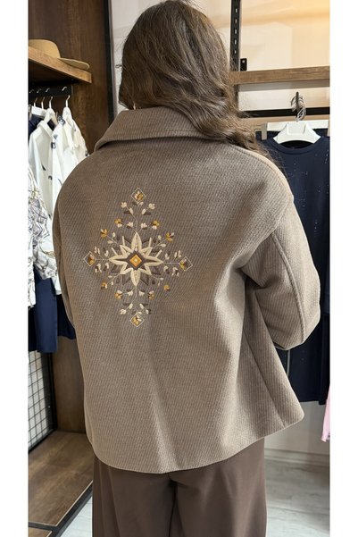 RAFF MAĞAZA Women's Embroidered Jacket
