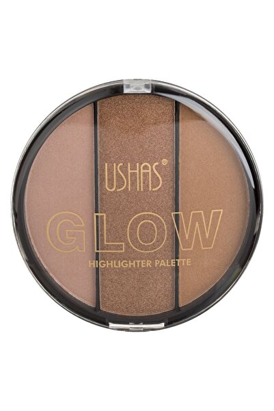 OEM Paletă iluminatoare Ushas Glow 3 nuanțe maro 15.2g