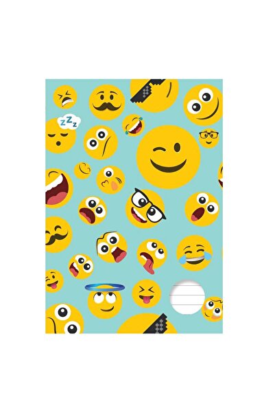 OEM Caiet de dictări A5 cu copertă cu emoji - 60 GSM