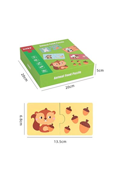 ABAJ Animals and Their Food Puzzle – Kabi
