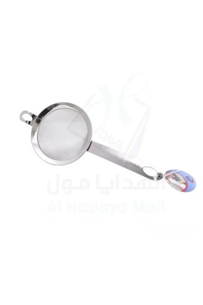 Al Hadaya Mall Stainless Steel Tea Strainer with Elegant Design - Silver - 10 cm