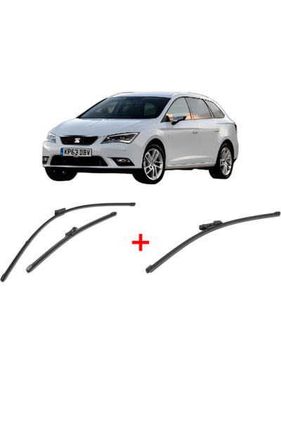 VALEO Set of 3 wipers SEAT LEON ST Estate Van (5F8) 2014 - 2020, for windshie...