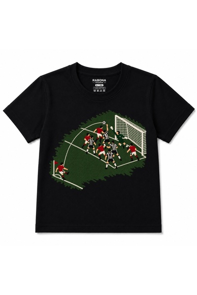 Rabona Fashion Tricou pentru copii cu grafică de acțiune de fotbal: Scenă de ...