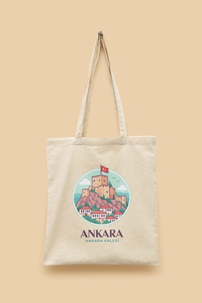 Bi Dünya Haber Ankarski zamak - Ankara Turska serija torba za kupovinu, platn...