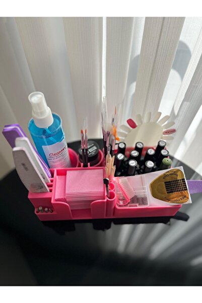 DU&ER Cutie organizatoare pentru lacuri de unghii și produse de îngrijire a u...