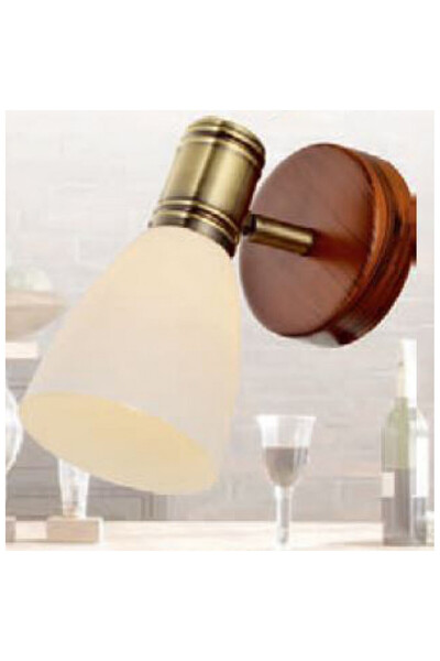 Klausen Spot Bistro KL6213, 1xE14, brown+bronze+white, IP20,