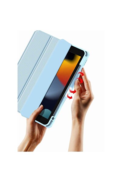 SIGLOO Husă tip carte din policarbonat transparentă Samsung Galaxy Tab S10 Plus 12.4 inch Albastru