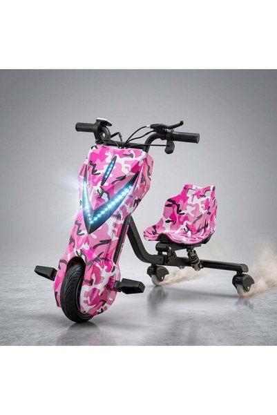 NO BRAND Trotinetă Electrică pentru Copii Drift 360°, 250W, 36V, 3 Roți, Blue...