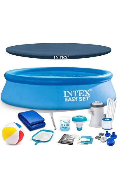 Intex Piscină extensibilă de grădină 244 x 61 cm 16-în-1 28106