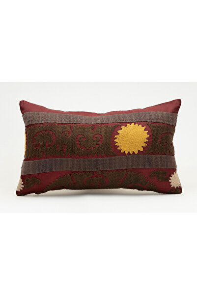 Kilim Whole Sale غطاء وسادة مصنوع من قماش سوزاني الأوزبكي، مقاس 30×50 سم
