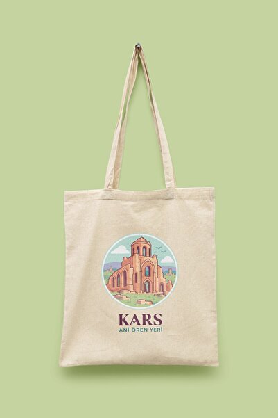 Bi Dünya Haber Ani Ören Yeri - Kars Turkey Series Tote Bag Printed Cloth Bag