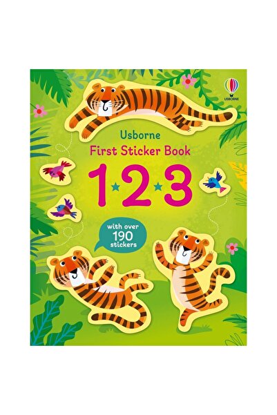 Usborne Primul Carte de Stickere 123 – Carte de stickere pentru copii de la 3...
