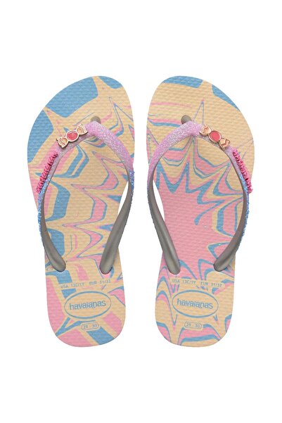 Havaianas Παιδικές Λεπτές Μοντέρνες Σαγιονάρες με Γκλίτερ, Μέγεθος 29–30