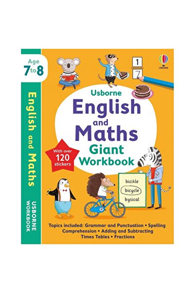 Usborne Publishing Учебна книга по английски език и математика, Издателство U...