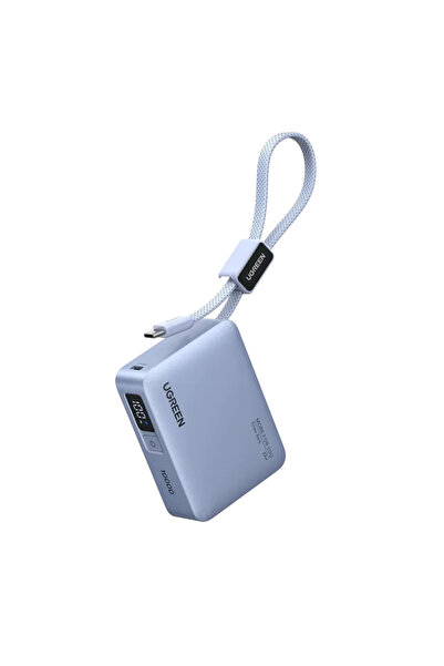 Ugreen Power Bank Nexode with USB-C Port and Built-in USB-C Cable 10000mAh 30...