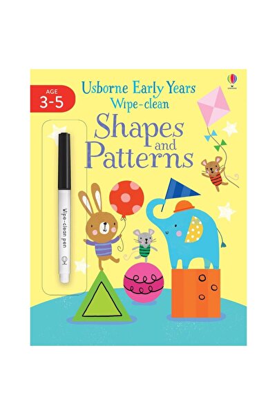 Usborne Forme și modele de șters și reutilizat pentru copii mici – Carte de a...