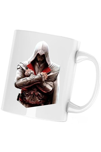 INOVATIX Cana Assassin's Creed Silent Asasin Gaming, albastru, 330 ml