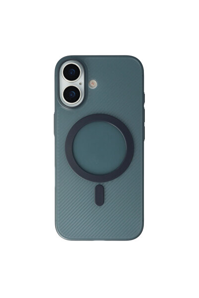 SEP Husă PC Carbon Apple iPhone 18 Albastru