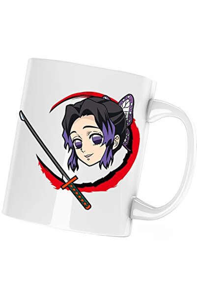 INOVATIX Cana Demon Slayer Shinobu Kocho Fată Ninja, alba, 330 ml