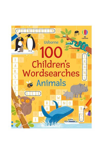 Usborne Găsește cuvintele: 100 de animale, 100 de căutări de cuvinte pentru c...