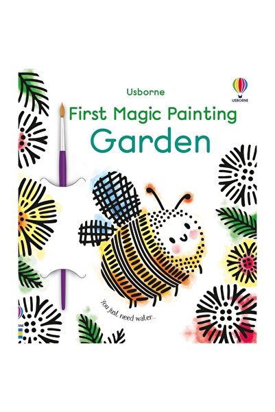 Usborne Βιβλίο ζωγραφικής με νερό - Πρώτος Μαγικός Κήπος Ζωγραφικής