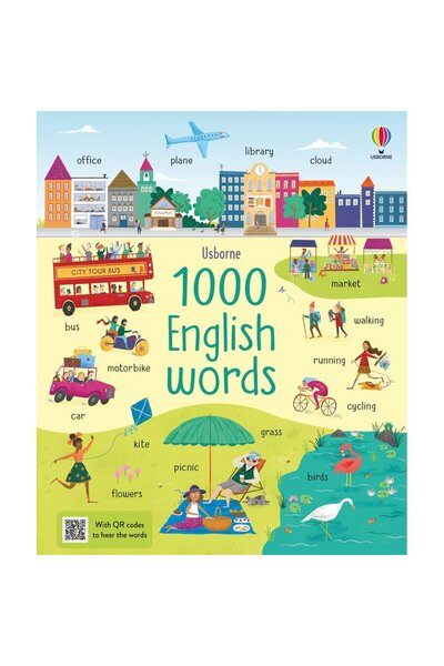 Usborne 1000 de cuvinte englezești – Carte pentru copii de peste 3 ani