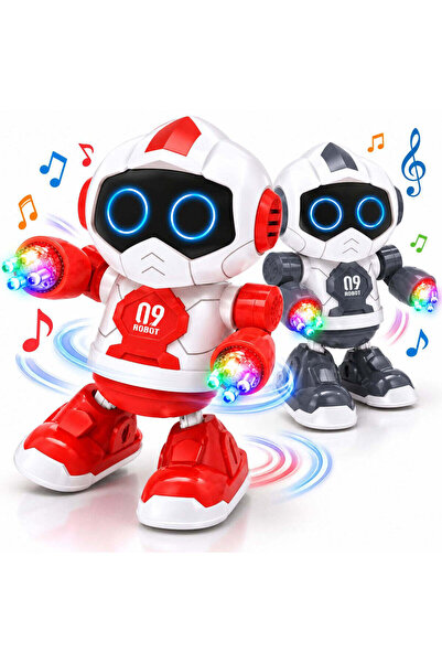 JML Robot Dansator 21cm, cu Inregistrare si Redare Voce, Lumini Colorate, Muzica si Miscare
