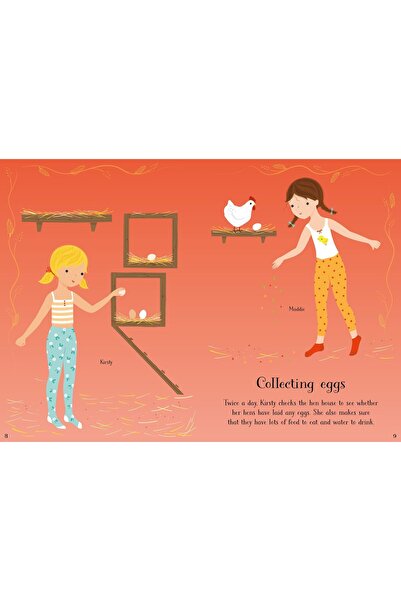 Usborne Little Sticker Dolly Dressing Pets – Carte cu autocolante pentru copi...