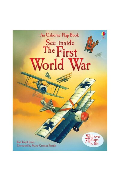 Usborne Publishing Carte "Exploră Primul Război Mondial", 6 ani+, Usborne