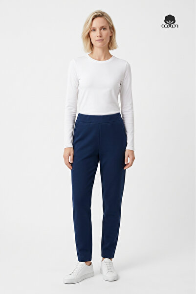 Cottonland Women's Talya Regular Waist, No Ruffles, Two-Thread, Cotton Sweat ...