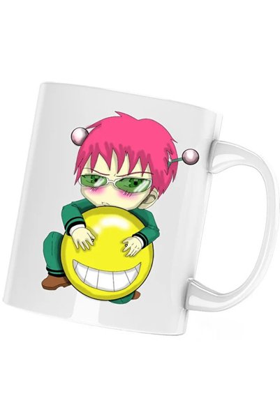 INOVATIX Cana Saiki K Chibi Bebe Anime Manga, alba, 330 ml