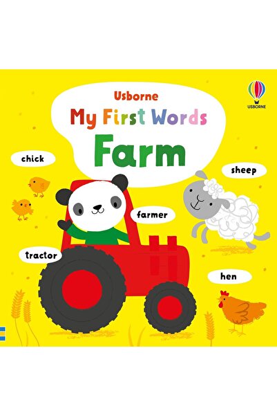 Usborne Carte pentru copii - Prima mea carte cu cuvinte: Ferma