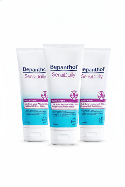 Bepanthol Sensidaily Body Cream 200 ml Set of 3