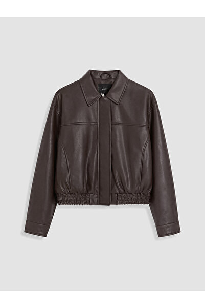 LC Waikiki TWO MT SHOP QUALITY LCW EVERYDAY جلد صناعي بني عادي وقياسي للنساء ...