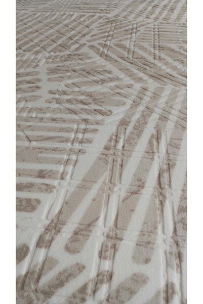 AMASYALI HOME The 6 m2 non-elastic embossed carpet cover has an extra hem all...