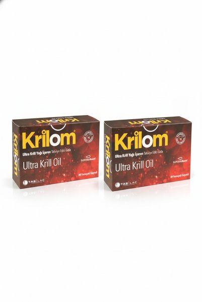 Krilom Qh Krill Oil and Ubiquinol 30 Capsules Set of 2