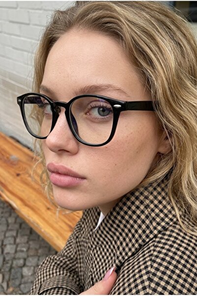 Eyesofia نظارات هافانا ذات الإطار الأسود والمضادة للضوء الأزرق، خفيفة الوزن ل...