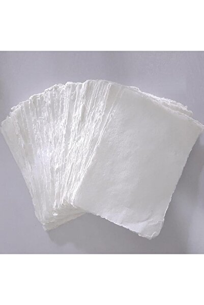 GENERAL E-Tailor Handmade Cotton Paper Deckle Edge Loose Leaf Sheets 130 GSM ...