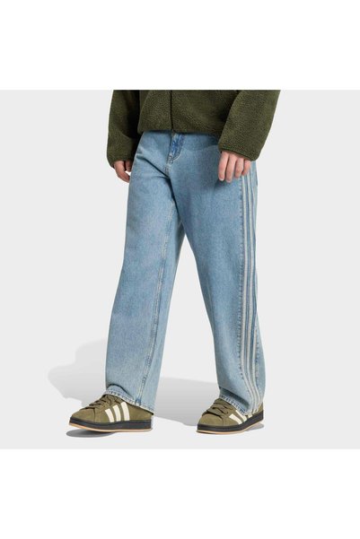 adidas Firebird Adicolor Erkek Mavi Jean Pantolon (KS4966)