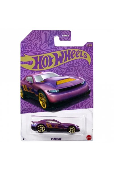 HOT WHEELS Silver Series D-Muscle - 57. Yıl (HDH54) Mor-Altın 1/64 Diecast Mo...