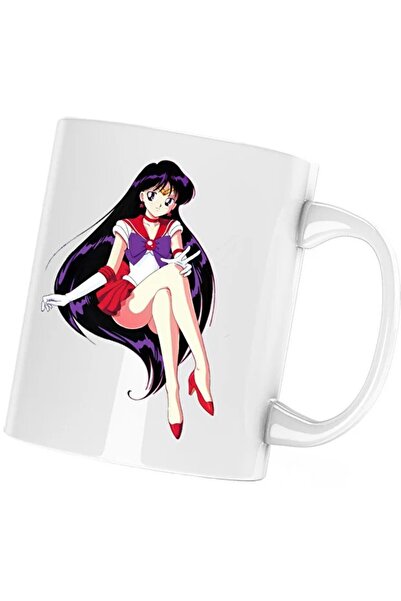INOVATIX Cana Sailor Moon Marte Anime Girl Manga, alba, 330 ml